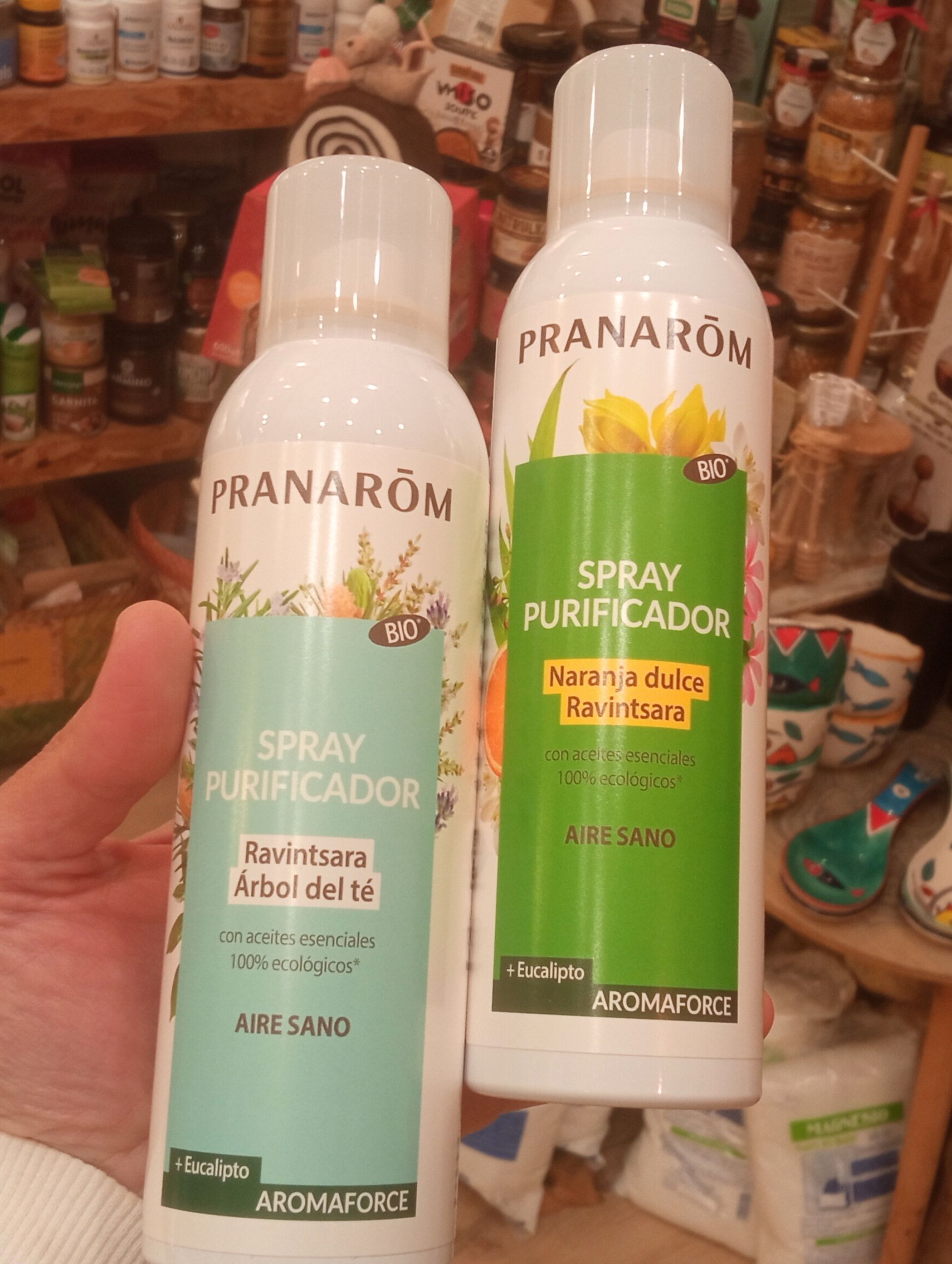 Pranarom Spray purificador con aceites esenciales ecológicos - Herbolario Plaza de las Flores Murcia